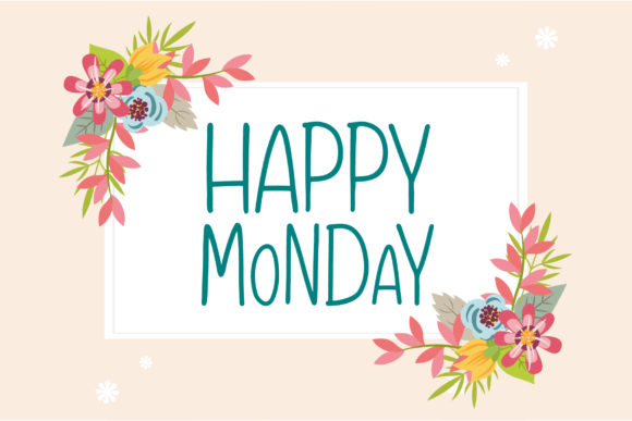 Happy Monday Font - Featured Image