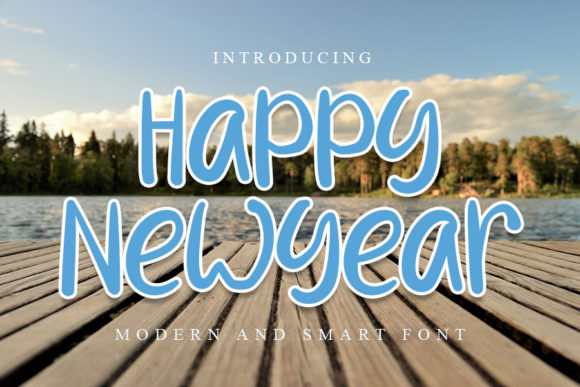 Happy New Year Font - Featured Image