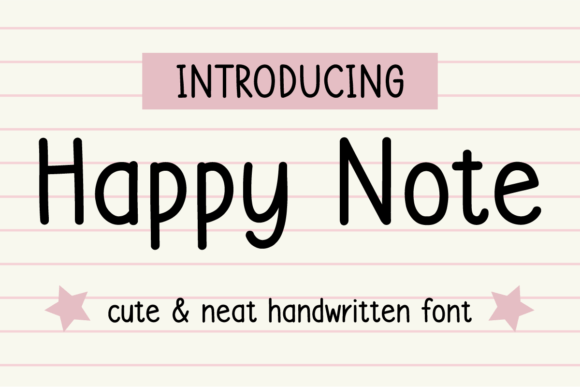 Happy Note Font - Featured Image