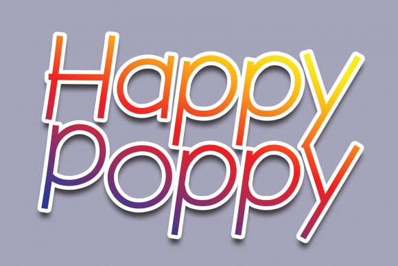 Happy Poppy Font - Featured Image