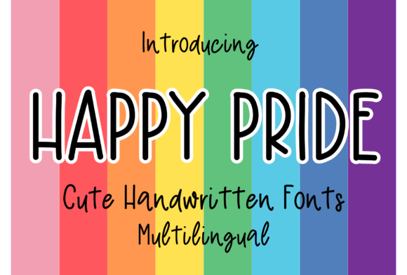 Happy Pride Font - Featured Image