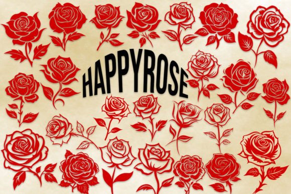 Happy Rose Font - Featured Image