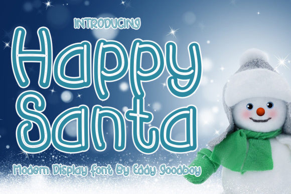 Happy Santa Font - Featured Image