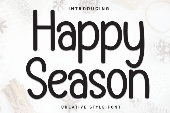 Happy Season Font - Featured Image