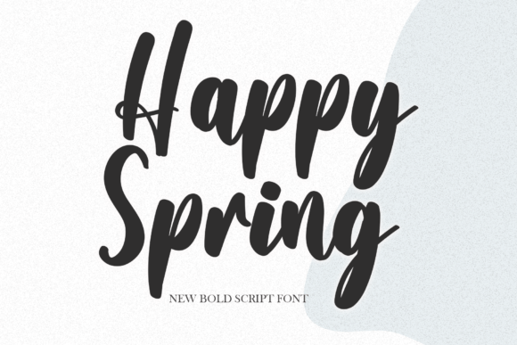 Happy Spring Font - Featured Image
