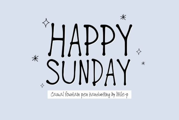 Happy Sunday Font - Featured Image