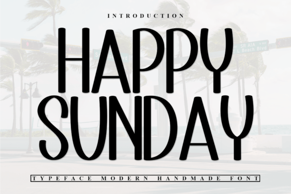 Happy Sunday Font - Featured Image