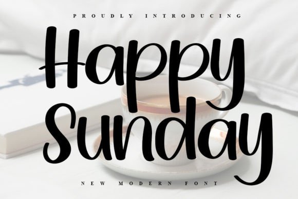 Happy Sunday Font - Featured Image