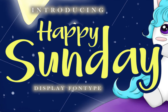 Happy Sunday Font - Featured Image