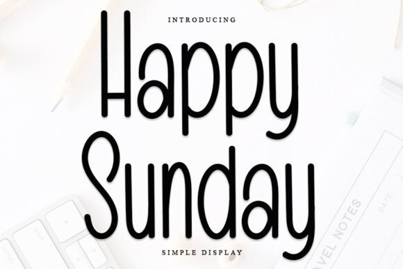 Happy Sunday Font - Featured Image
