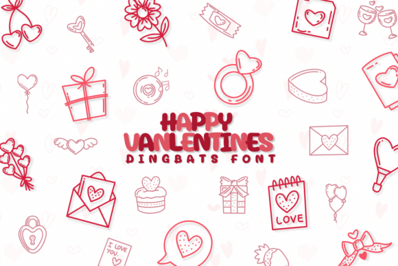 Happy Valentine Font - Featured Image