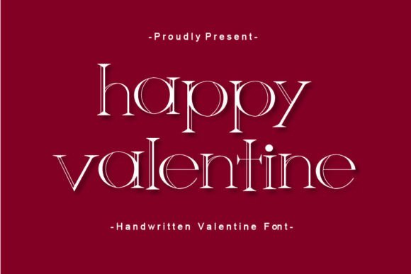 Happy Valentine Font - Featured Image