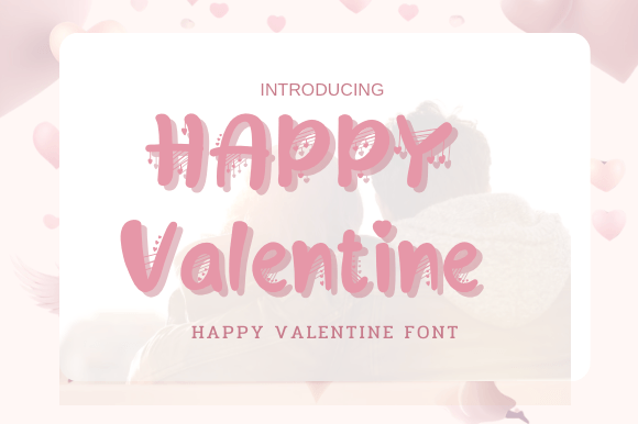 Happy Valentine Font - Featured Image