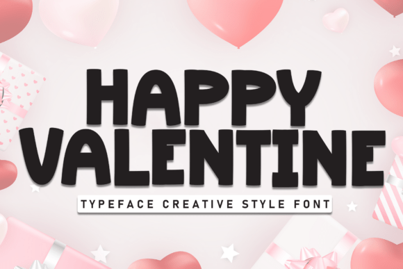 Happy Valentine Font - Featured Image