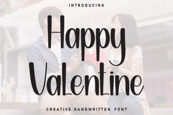 Happy Valentine Font - Featured Image