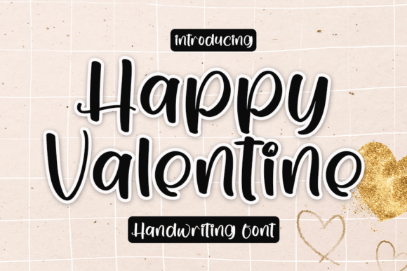 Happy Valentine Font - Featured Image