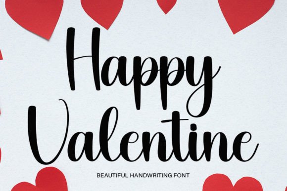 Happy Valentine Font - Featured Image