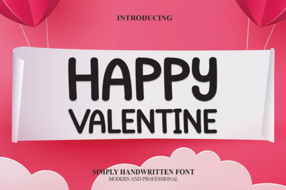Happy Valentine Font - Featured Image