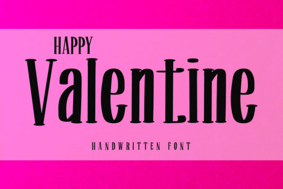 Happy Valentine Font - Featured Image