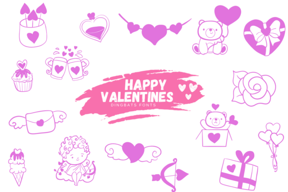 Happy Valentines Font - Featured Image