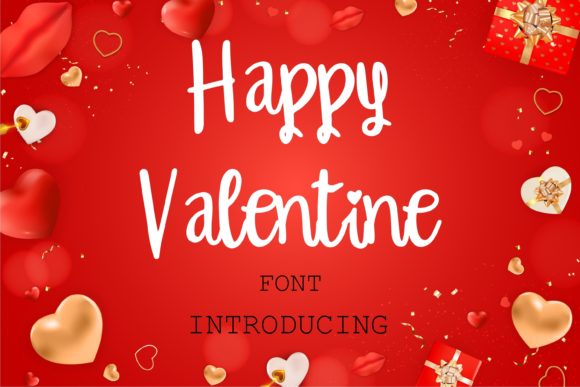 Happy Valentines Font - Featured Image