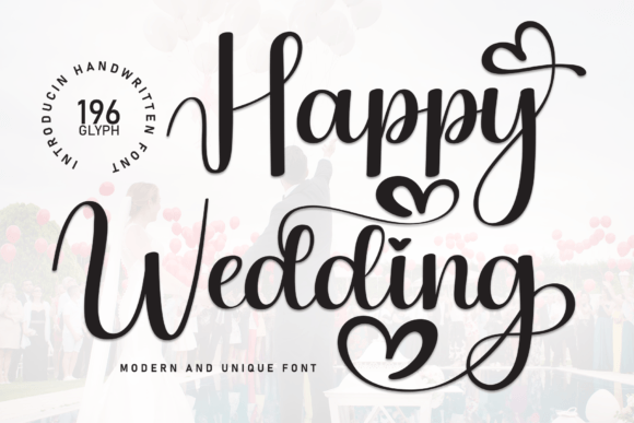 Happy Wedding Font - Featured Image