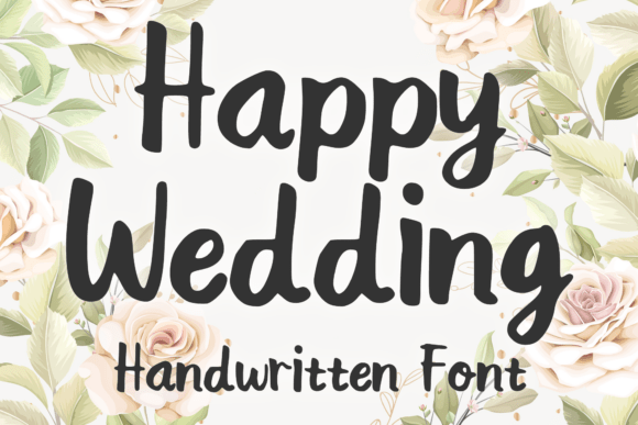 Happy Wedding Font - Featured Image