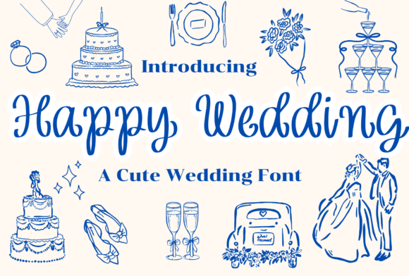 Happy Wedding Font - Featured Image