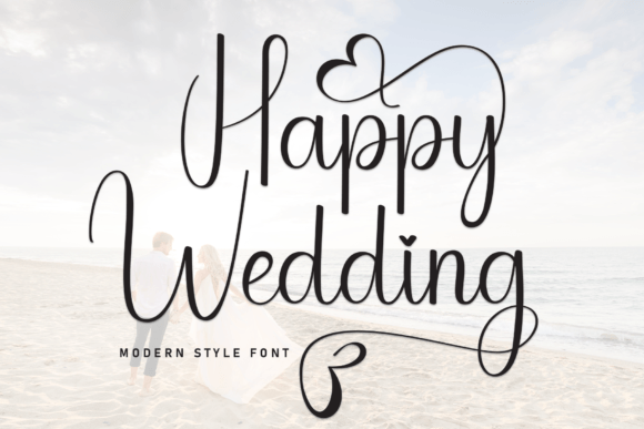 Happy Wedding Font - Featured Image