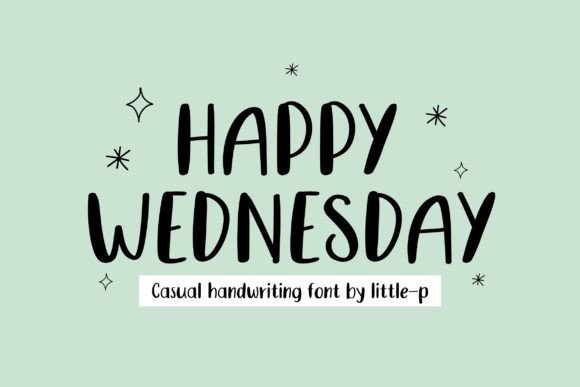 Happy Wednesday Font - Featured Image