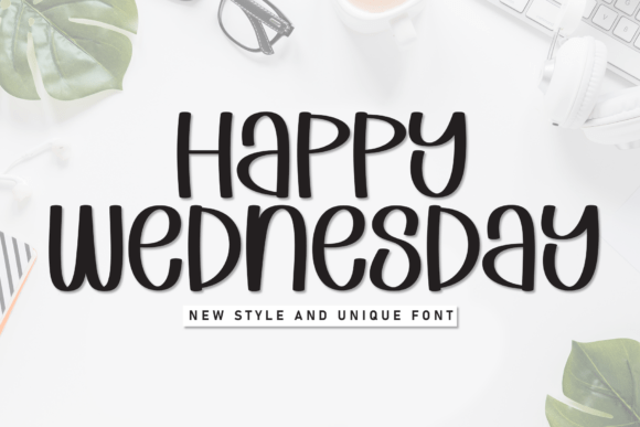 Happy Wednesday Font - Featured Image