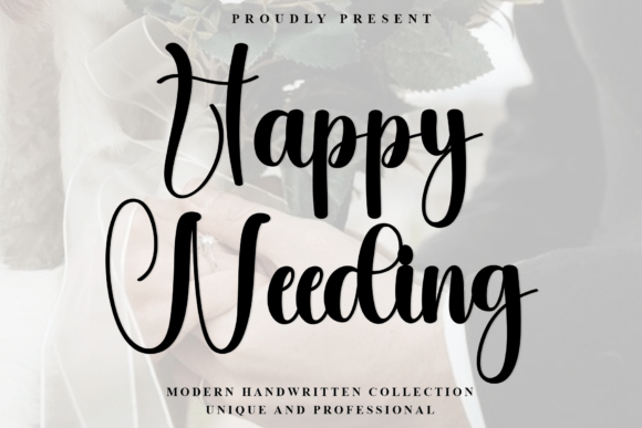 Happy Weeding Font - Featured Image