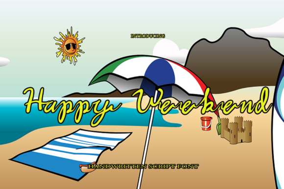 Happy Weekend Font - Featured Image