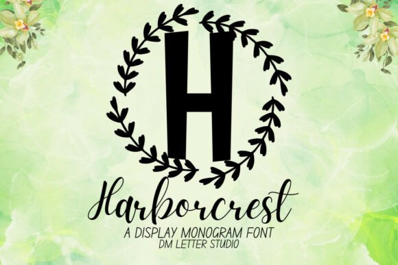 Harborcrest Monogram Font - Featured Image