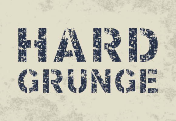 Hard Grunge Font - Featured Image