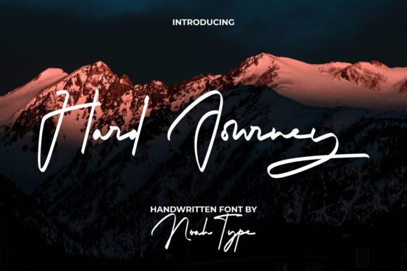 Hard Journey Font - Featured Image