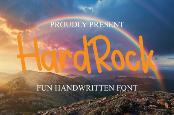 Hard Rock Font - Featured Image