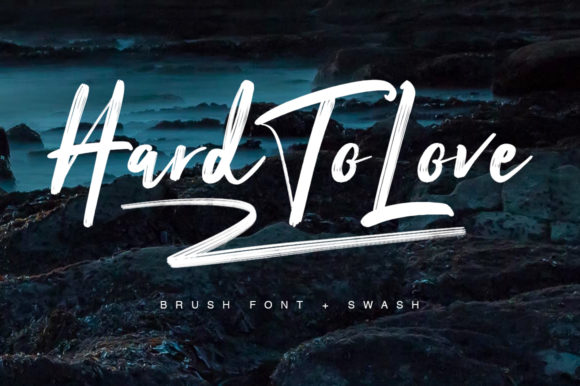 Hard to Love Font - Featured Image