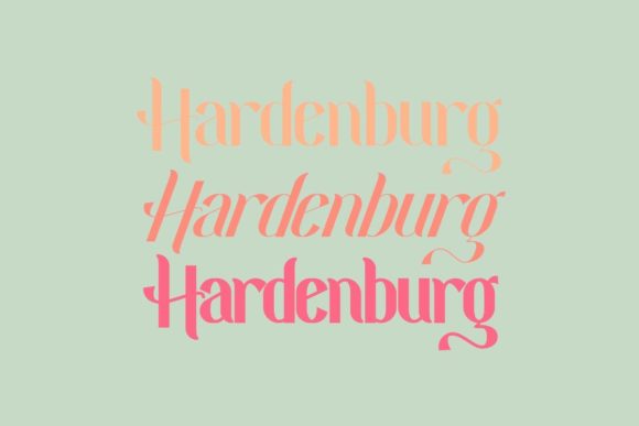 Hardenburg Font - Featured Image