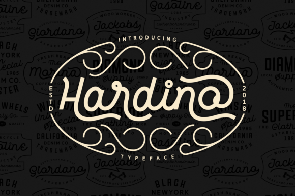 Hardino Font - Featured Image