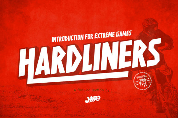 Hardliners Font - Featured Image