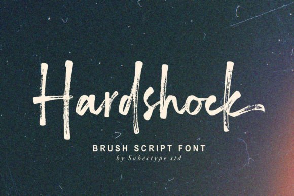 Hardshock Font - Featured Image