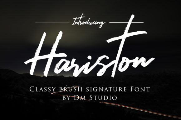 Hariston Font - Featured Image