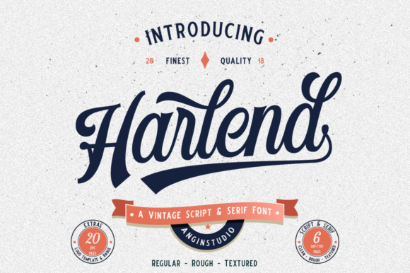 Harlend Font - Featured Image