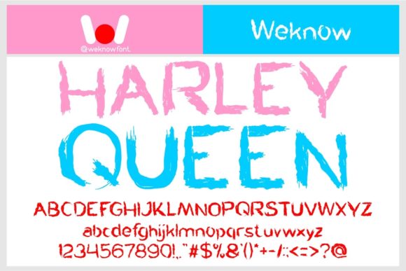 Harley Queen Font - Featured Image