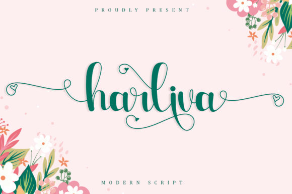 Harliva Font - Featured Image