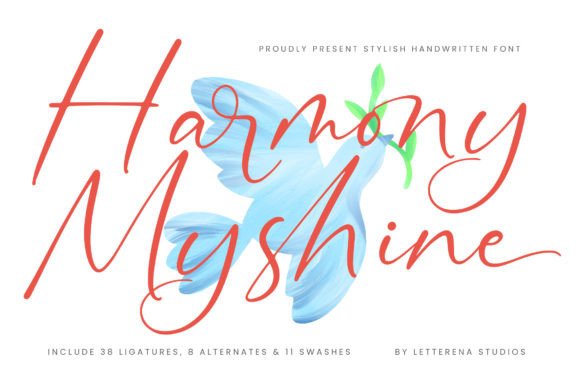 Harmony Myshine Font - Featured Image