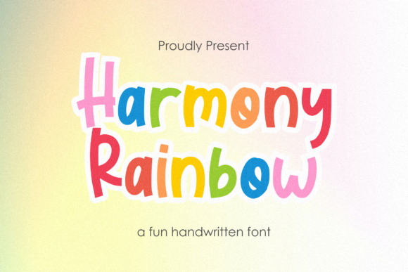 Harmony Rainbow Font - Featured Image