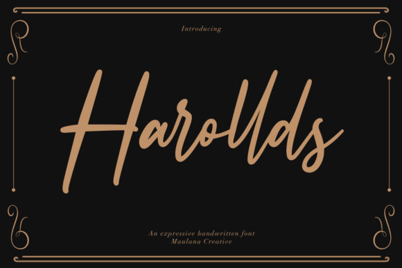 Harollds Font - Featured Image