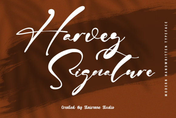 Harvey Signature Font - Featured Image